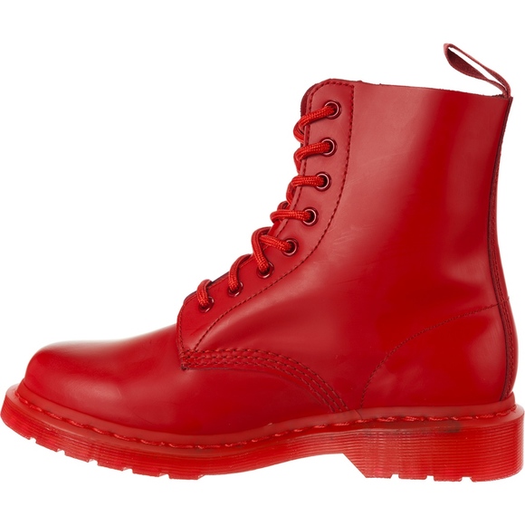 red womens doc martens
